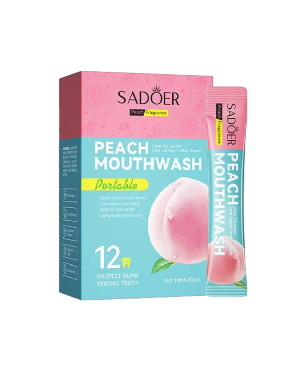 Peach mouthwash flavor sador for houa mouth - vpjphysiodental.com